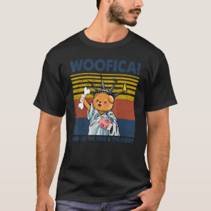 Camiseta Terra De Chow Chow Woofica Do Cão De Pet De Fúria