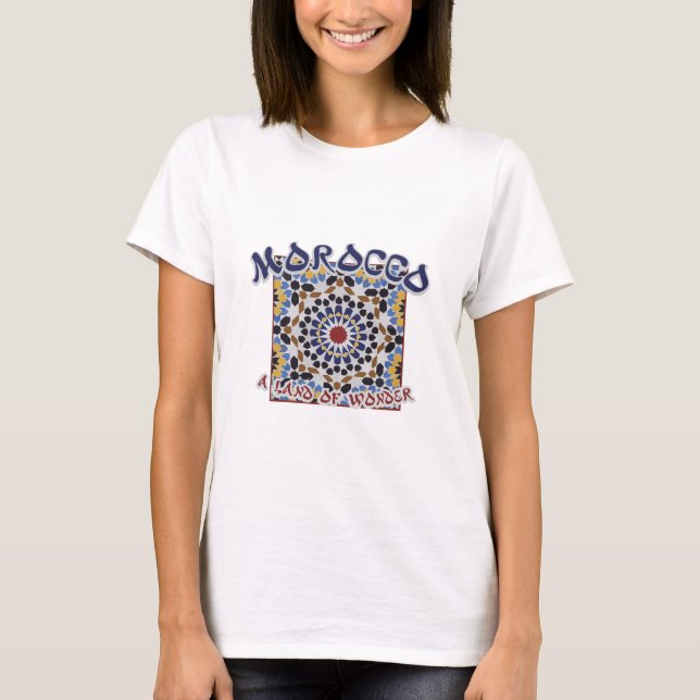 Camiseta Terra de Marrocos da maravilha (Frente)