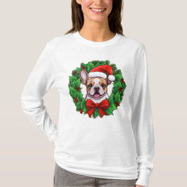 Camiseta Terra de Natal do Buldogue Francês