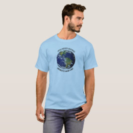 Camiseta Terra desenhada de forma inteligente