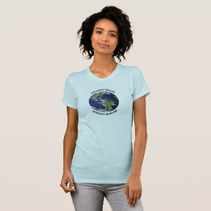 Camiseta Terra desenhada de forma inteligente