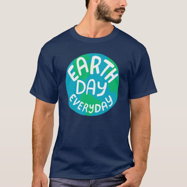 Camiseta TERRA DIA TODOS OS DIAS Planeta Manipulado (Frente)