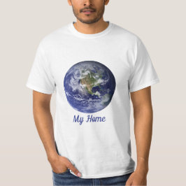 Camiseta Terra do Espaço, Marble Azul pela NASA