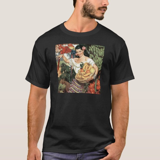 Camiseta Terra do esplendor tropical (Frente)