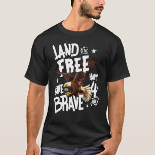 Camiseta Terra Do Livre Lar Dos Bravos Feliz 4 De Ju