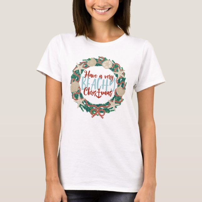 Camiseta Terra do Mar Tropical de Natal - Verde (Frente)