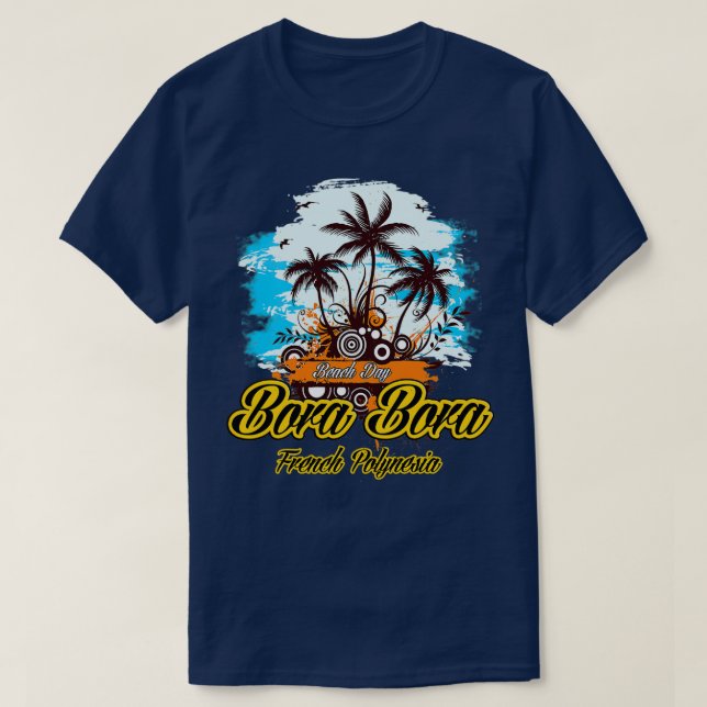 Camiseta Terra Do Partido Em Bora Bora (Frente do Design)