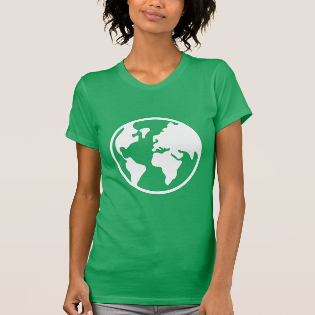 Camiseta Terra do planeta (Frente)