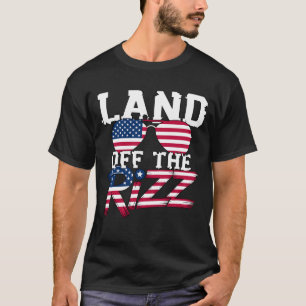 Camiseta Terra do Rizz - Design Divertido para o 4 de Julho