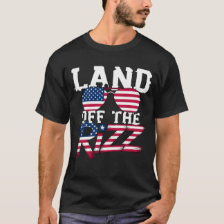 Camiseta Terra do Rizz - Design Divertido para o 4 de Julho