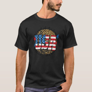 Camiseta Terra Dos Gratuitos Por Causa Do Leopardo Bravo Us