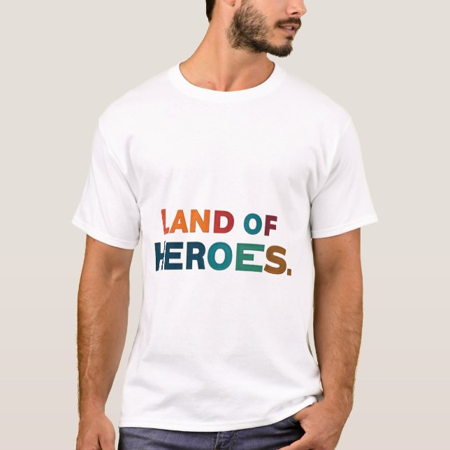 Camiseta "Terra dos Heróis (Frente)