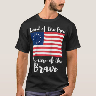 Camiseta Terra dos Libertos por causa da corajosa Betsy Ros
