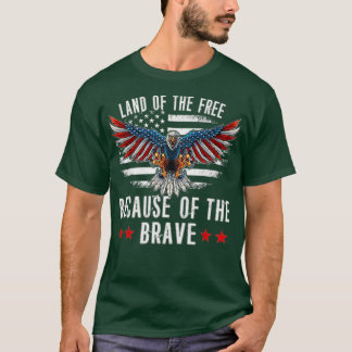 Camiseta Terra dos Libertos Por Causa do Dia Memorial Coraj