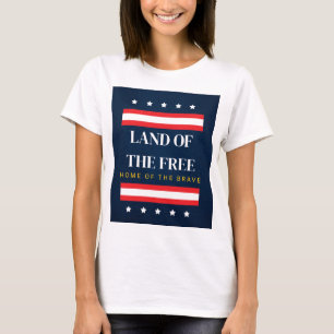 Camiseta Terra dos Livres Casa dos Bravos 4 de Julho