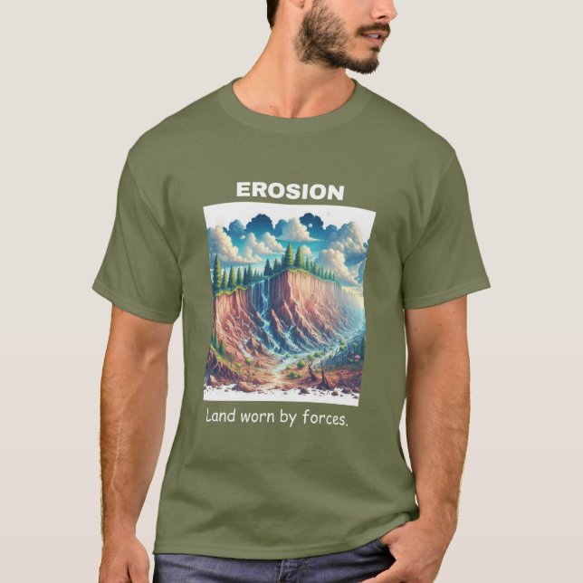 Camiseta Terra Duradoura: Teto de Erosão (Frente)