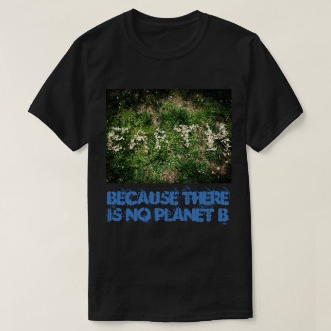 Camiseta Terra e alterações climáticas (Frente do Design)