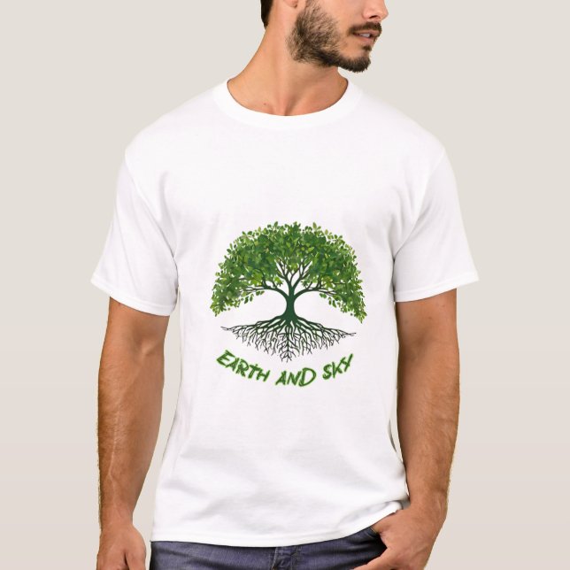 Camiseta Terra e céu (Frente)