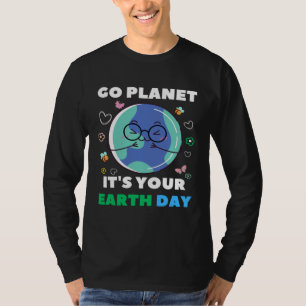 Camiseta Terra em Forma de Coração Dia Mundial das Abelhas