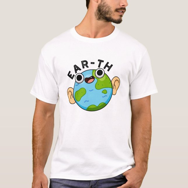 Camiseta Terra Engraçada e Engraçado (Frente)