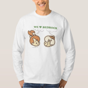 Camiseta Terra firme do amor de PEBBLES™ e de BAMM-BAMM