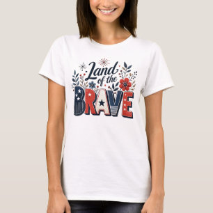 Camiseta Terra Floral Patriótica dos Bravos