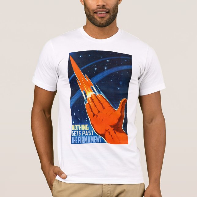 Camiseta Terra lisa - nada obtem após o Firmament (Frente)