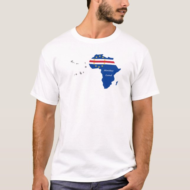 Camiseta Terra Mãe Ilhas Cabo Verde (Frente)