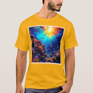 Camiseta Terra Maravilha do Coral Sunlit
