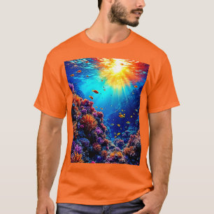 Camiseta Terra Maravilha do Coral Sunlit