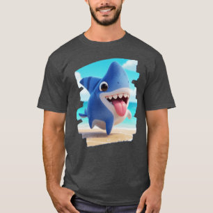 Camiseta Terra Metade Cachorro Fofo Metade Tubarão Capricho
