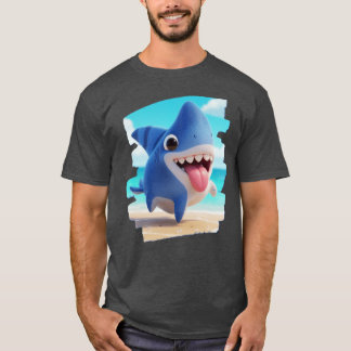 Camiseta Terra Metade Cachorro Fofo Metade Tubarão Capricho