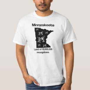 Camiseta Terra Mineskeeta de Mosquitos Funny MN T Shirt