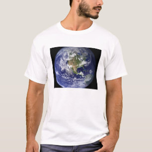 Camiseta Terra mostrando o hemisfério oeste
