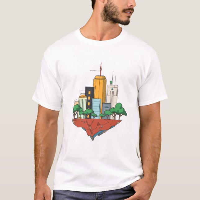Camiseta Terra no vazio (Frente)