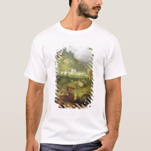 Camiseta Terra, ou o paraíso terrestre, detalhe de