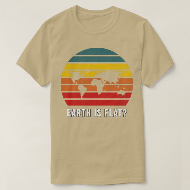 Camiseta Terra plana2 (Frente do Design)