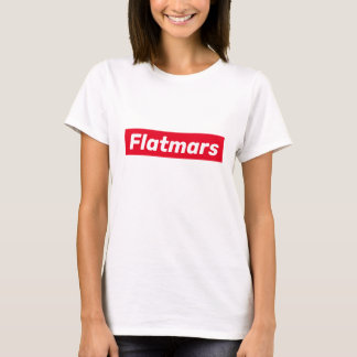Camiseta Terra plana da Sociedade Flat Mars T-Shirt