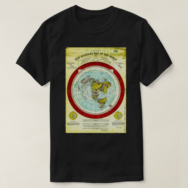 Camiseta Terra plana Gleasonx27s (Frente do Design)