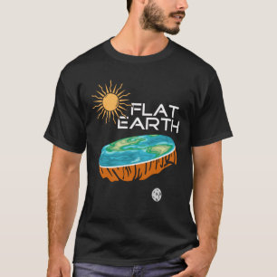Camiseta Terra plana - Lua solar - Terra plana