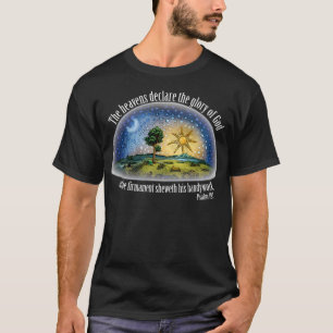 Camiseta Terra plana - Salmo 191 (O Firme) Preto