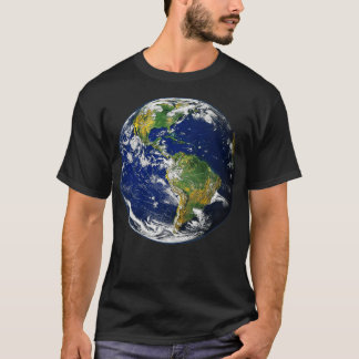 Camiseta Terra Planeta Azul do Espaço