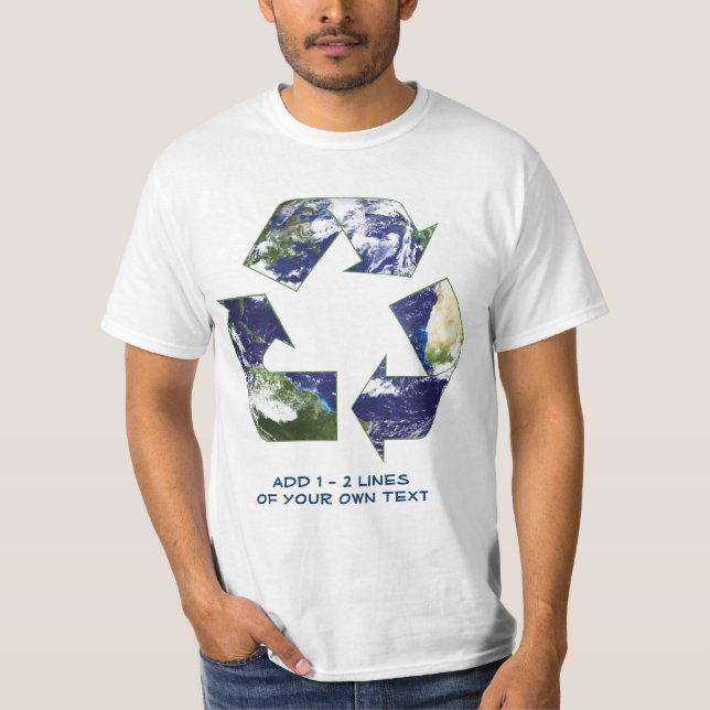 Camiseta Terra - reciclagem (Frente)