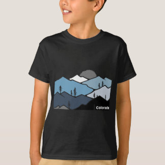 Camiseta Terra Retrovisor do Exterior da Colorado Mountain