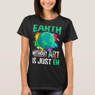 Camiseta Terra Sem Arte É Só Eh Artista Pintor Engraçado