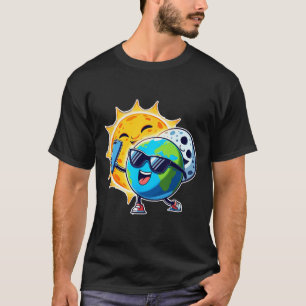 Camiseta Terra Sonolenta Sol Engraçado Sol Total Eclipse So