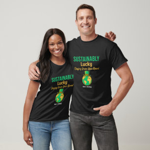 Camiseta Terra Sortuda Sustentável Vida Verde Ecológica