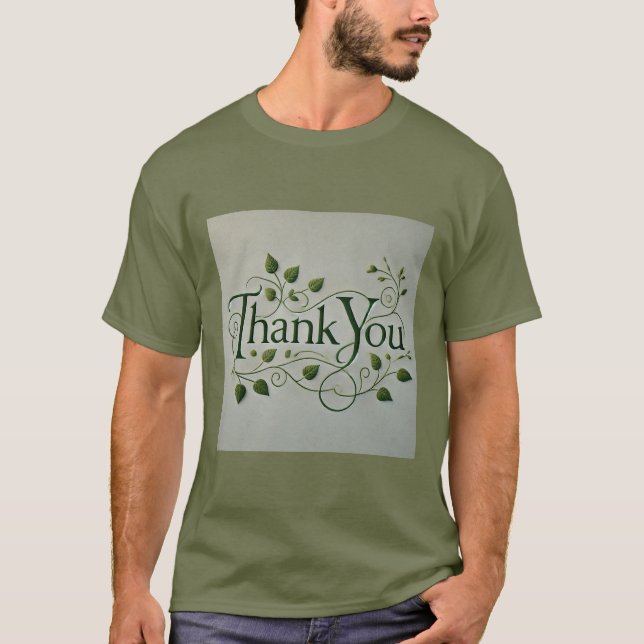 Camiseta Terra Verde Obrigado Mens Tshirt (Frente)
