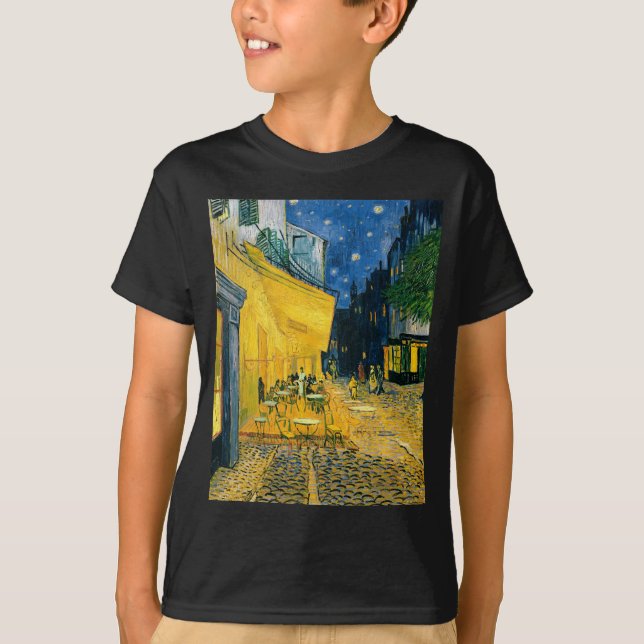 Camiseta Terraço do café de Vincent van Gogh |, Lugar du (Frente)