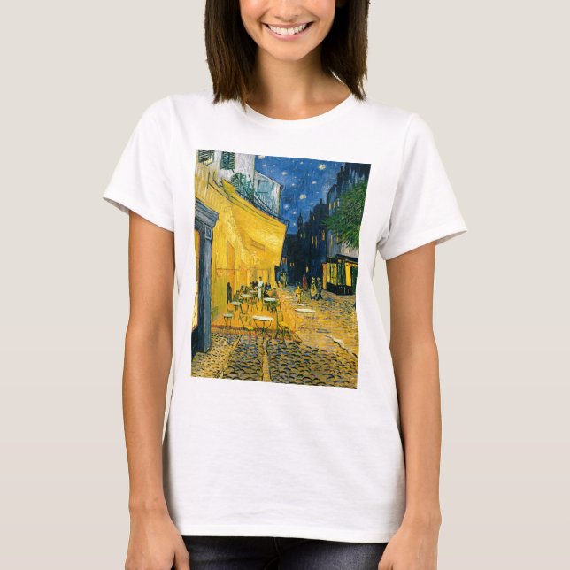 Camiseta Terraço do café de Vincent van Gogh |, Lugar du (Frente)